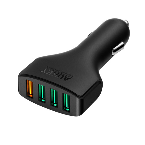 أوكي شاحن سيارة ب 4 منافذ يدعم الشحن السريع