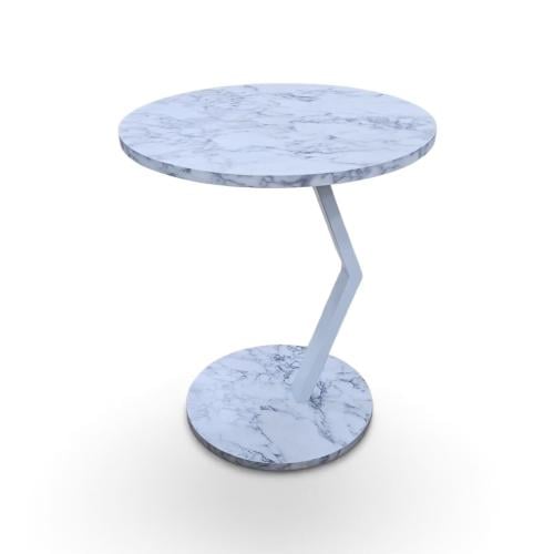 طاولة مفردسطح من الخشب رجل الحديد 50*50*60