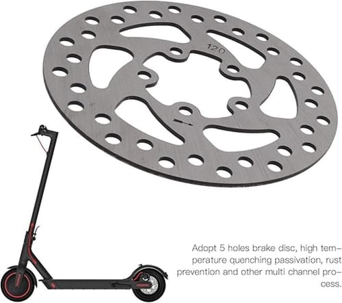 Electric Scooter Brake Disc 120mm, Low Noise Good...