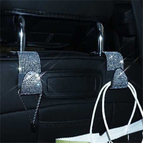 خطاف المقعد الخلفي للسيارة مرصع بالألماس