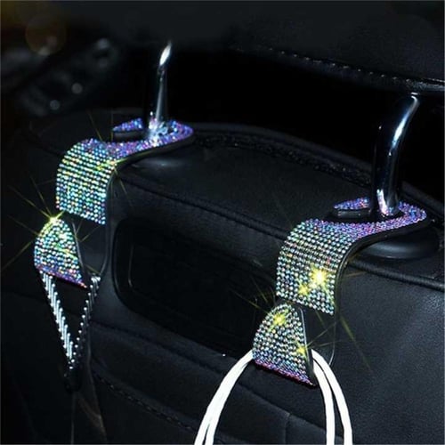 خطاف المقعد الخلفي للسيارة مرصع بالألماس