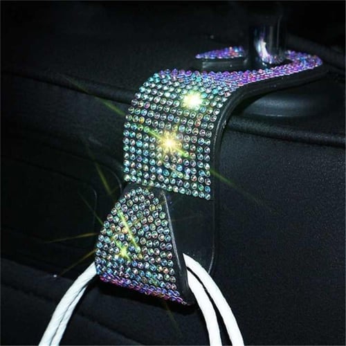 خطاف المقعد الخلفي للسيارة مرصع بالألماس