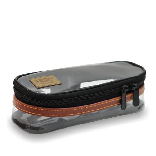 حافظة 12 فنجال شفاف بني