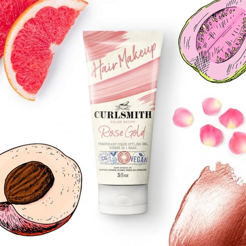 جل وصبغة كيرل سميث وردي ذهبي.