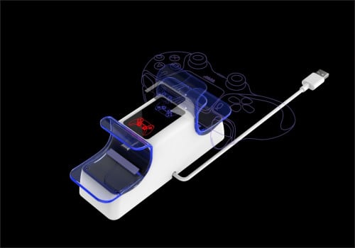 قاعدة شاحن يد بلايستيشن 5 بحساس مضائي