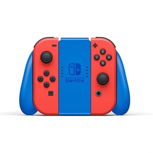 جهاز نينتندو سويتش إصدار ماريو باللون الأحمر والأز...