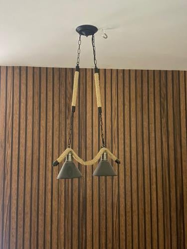 اضاءه معلقه حبل ثنائي حلزوني