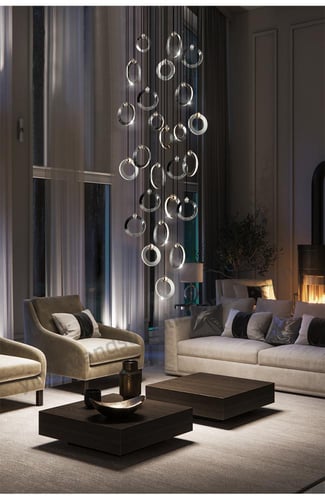 أضواء متدلية LED فاخرة حديثة