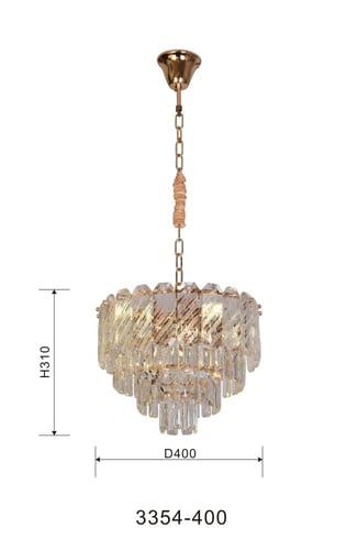 ثريا كريستال دائري بتصميم حديث