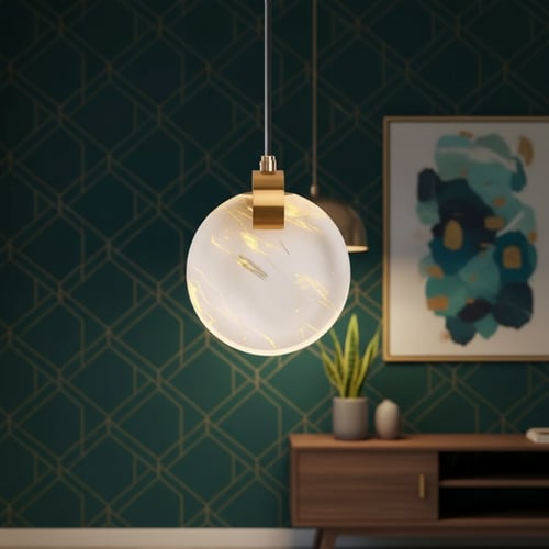 ثريا مفرد علاقي مودرن شكل دائرة