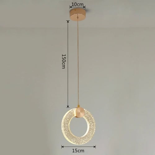 ثريا مفرد علاقي مودرن شكل دائرة