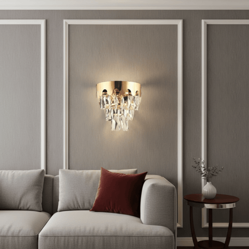 انارة جدارية كريستال تصميم عصري