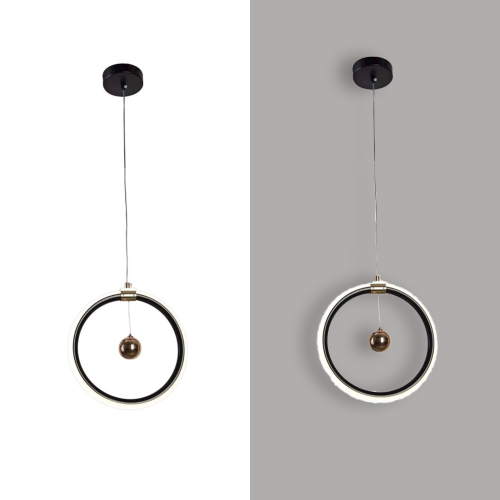 ثريا مودرن دائرة 3 اضاءات ليد