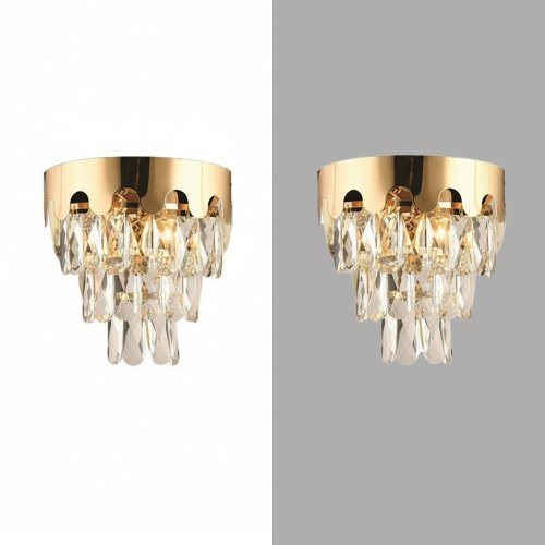 انارة جدارية كريستال تصميم عصري