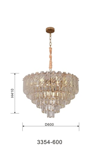 ثريا كريستال دائري بتصميم حديث