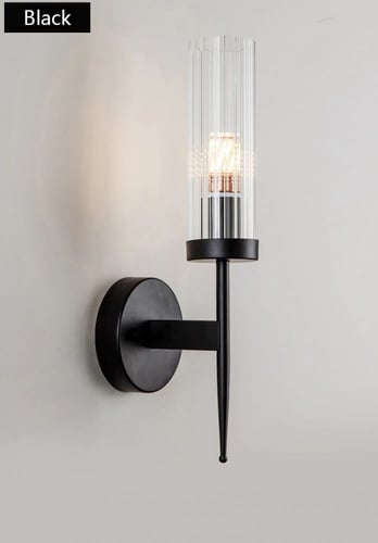 ابليك جداري مفرد اسود شفاف