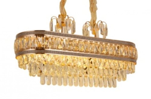 ثريا كريستال مستطيلة بتصميم فاخر