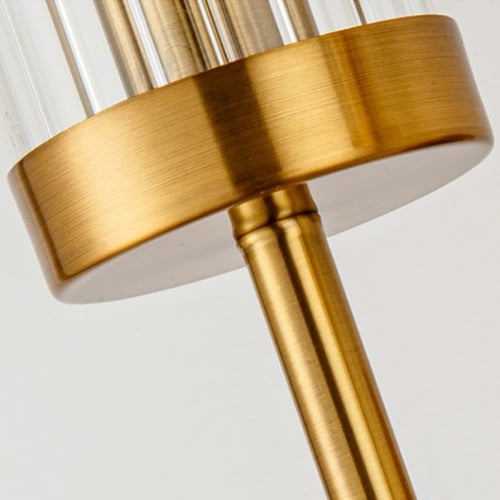 ابليك جداري مفرد ذهبي شفاف