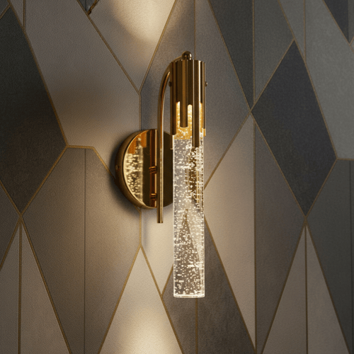 كريستال فقاعة وحدة إضاءة Led جداريّة ثلاثة ضاءات