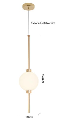 ثريا كريستال علاقي مودرن مفرد