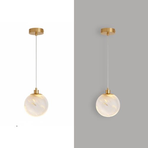 ثريا مفرد علاقي مودرن شكل دائرة