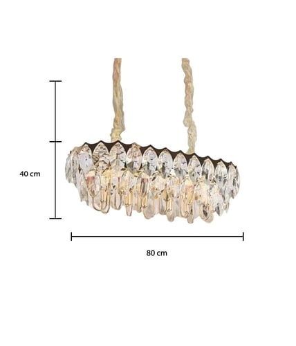 ثريا كريستال مستطيلة تصميم حديث