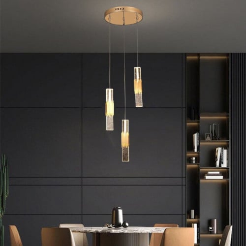 ثريا ثلاثي علاقي كريستال مودرن