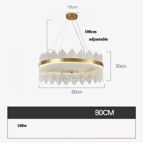 ثريا علاقي مودرن دائري 3 اضاءات ليد