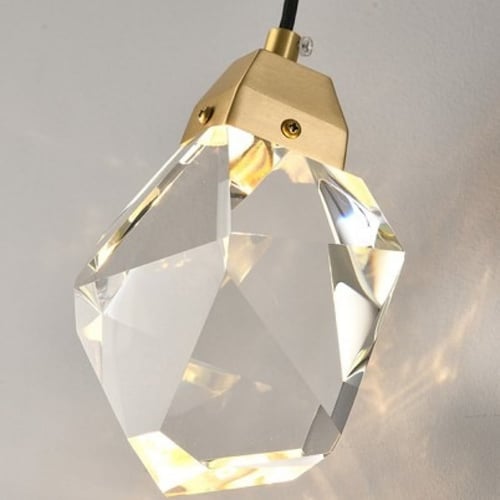 ثريا كريستال معلقة الجوهرة ثلاثي