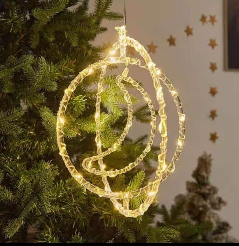 إنارة رمضانية على شكل هلال