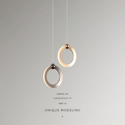 ثريا مفرد علاقي ذهبي مودرن