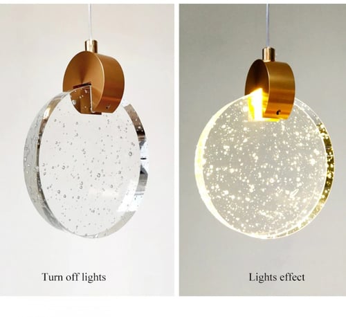 ثريا مفرد علاقي مودرن شكل دائرة