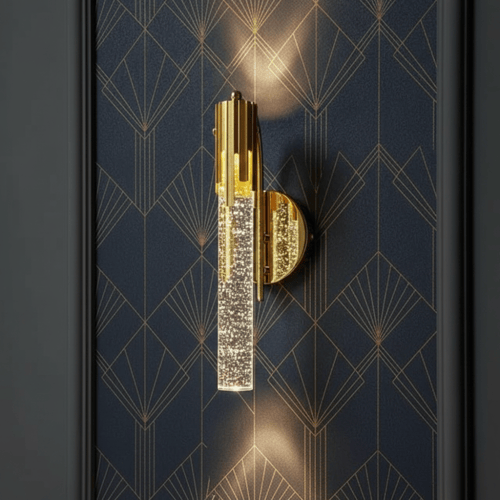 كريستال فقاعة وحدة إضاءة Led جداريّة ثلاثة ضاءات