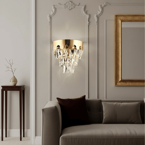 انارة جدارية كريستال تصميم عصري