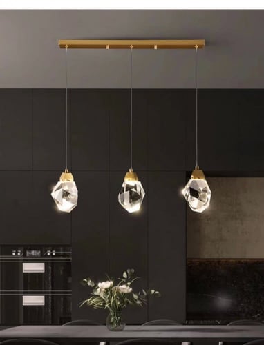 ثريا كريستال معلقة الجوهرة ثلاثي