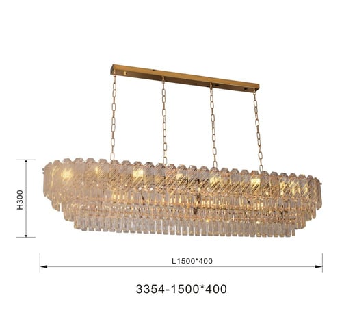 ثريا كريستال دائري بتصميم حديث