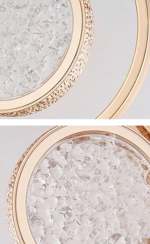 ثريا كريستال فاخرة مفرد قاعدة دائرية