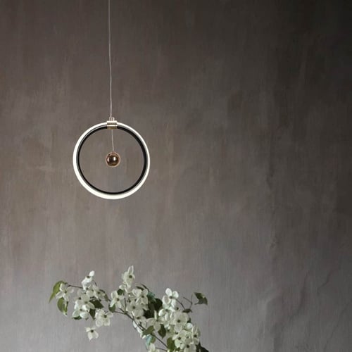 ثريا مودرن دائرة 3 اضاءات ليد