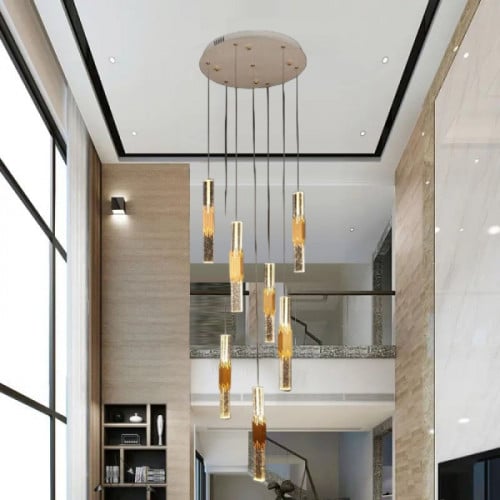 ثريا سبع انارات علاقي كريستال مودرن