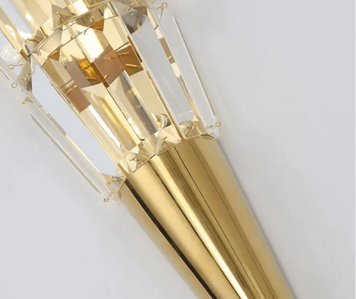 انارة جدارية مودرن كريستال شمعدان