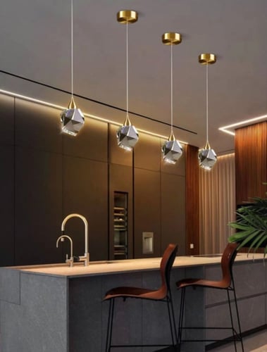 ثريا كريستال معلقة الجوهرة مفرد