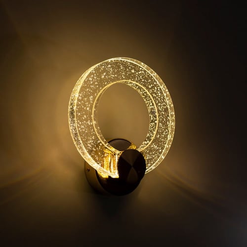 انارة جدارية خفيفة كريستال مودرن