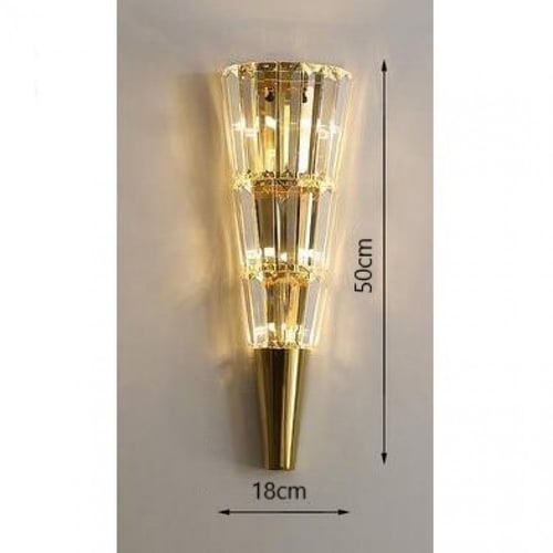 انارة جدارية مودرن كريستال شمعدان