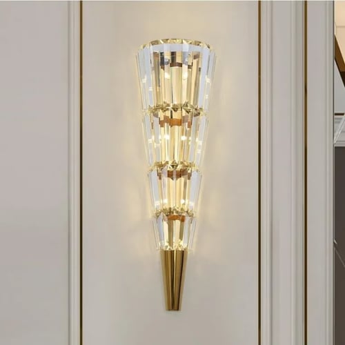 انارة جدارية مودرن كريستال شمعدان