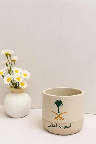 كوب سيراميك بشعار السعودية العظمى