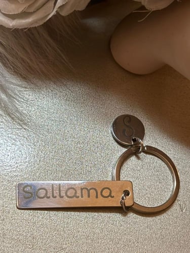 ميدالية مفتاح ستيل مع الرسم