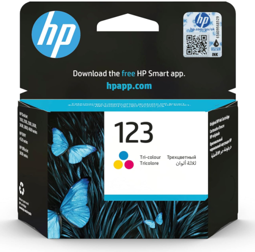اتش بي 123 hp DeskJet حبر سائل ملون الأصلي