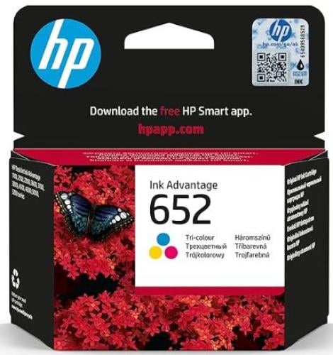اتش بي 652 hp INK حبر سائل ملون الأصلي