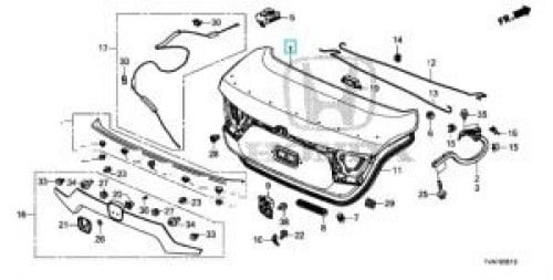 شنطة اكورد 2018-2022 اصلي