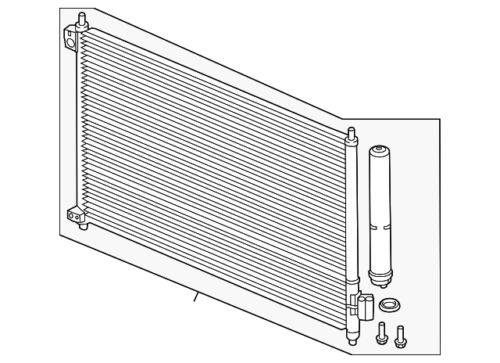 رديتر مكيف سيفك 2012 - 2015 اصلي